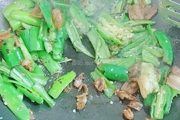 虎皮青椒五花肉的做法图解6