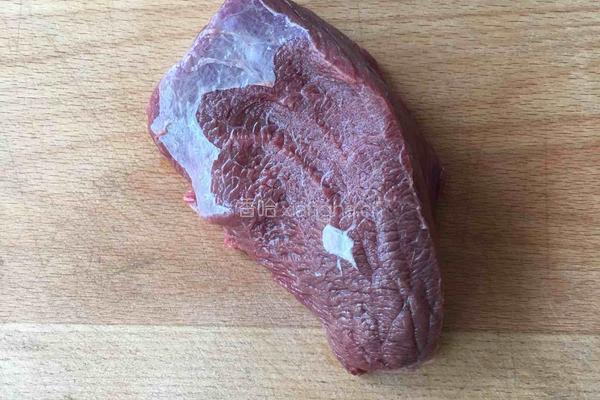 自制火锅牛肉片的做法图解1