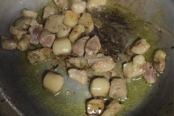 干豆角炖肉的做法图解5
