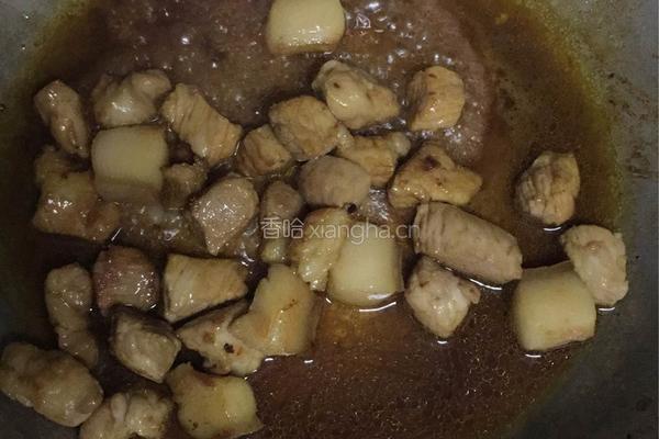 干豆角炖肉的做法图解6