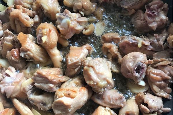 小炒鸡肉的做法图解4