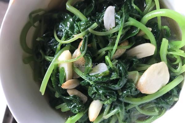 蒜蓉旱菜的做法图解4