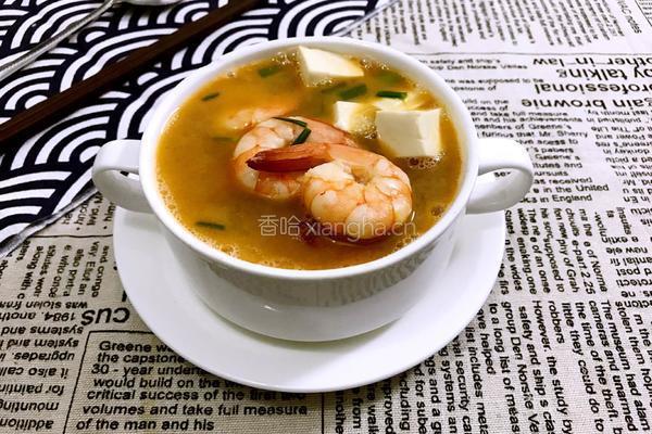 鲜虾豆腐汤的做法图解13
