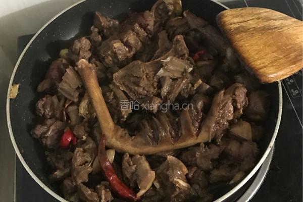 红烧麂子肉的做法图解6