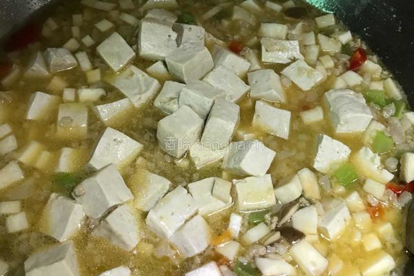 虾菇干烩豆腐的做法图解12