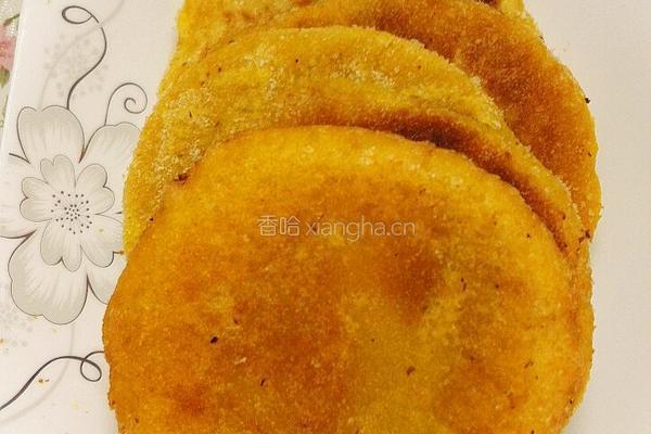南瓜糯米粉饼的做法图解8