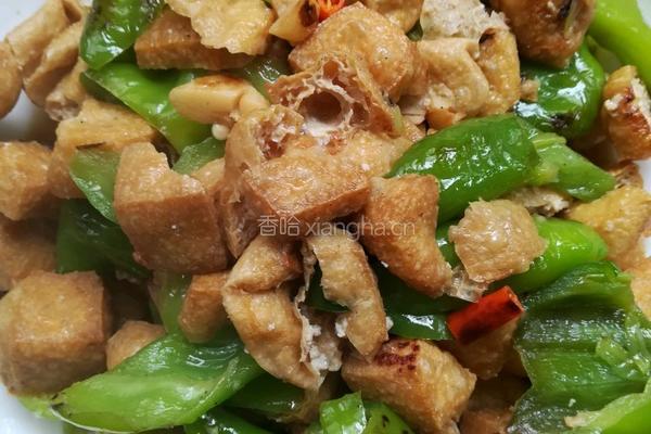 青椒豆泡的做法图解3