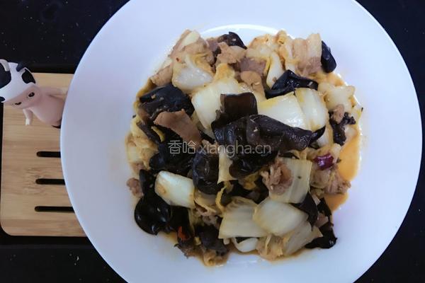 醋溜爽口小白菜的做法图解4