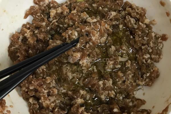 酸菜肉蒸饺的做法图解7