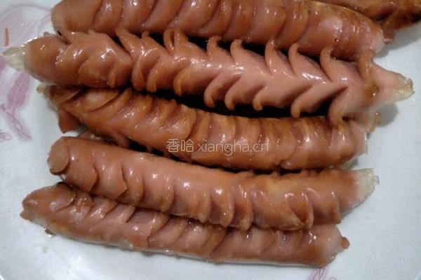 平底锅版烤肠的做法图解4