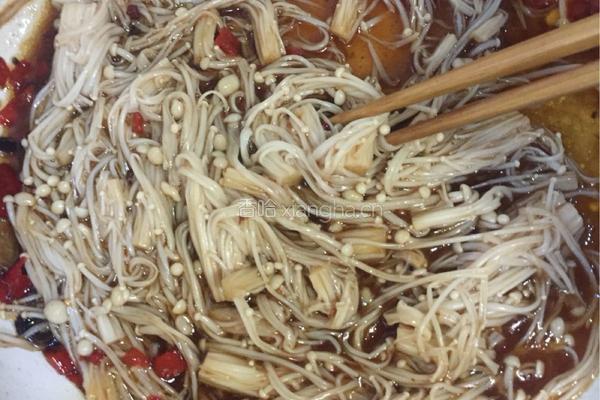 蚝油凉拌金针菇的做法图解6