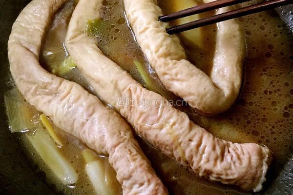 咸菜炒猪大肠的做法图解8
