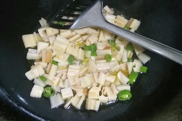 醋溜藕丁的做法图解3