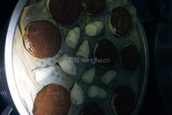 蘑菇豆沙包的做法图解13