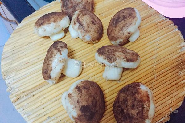 蘑菇豆沙包的做法图解18