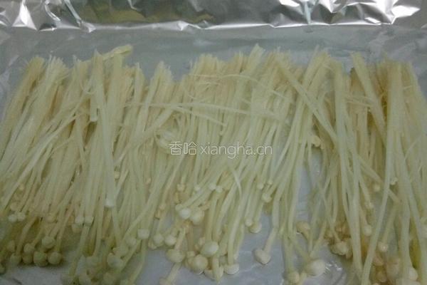 锡纸金针菇的做法图解3