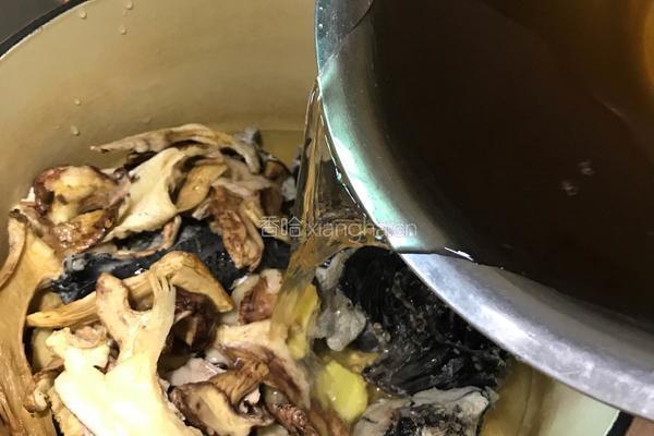 松茸炖乌鸡的做法图解8