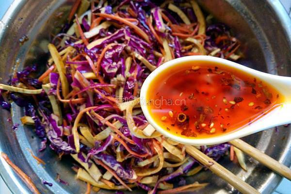 凉拌紫菜豆腐干的做法图解9