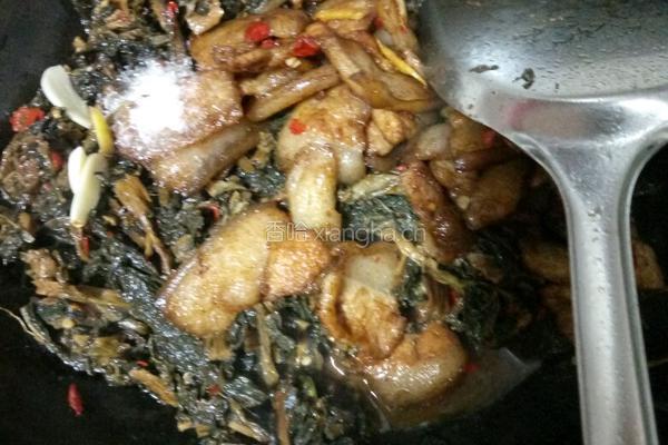 梅干菜炒肉的做法图解14