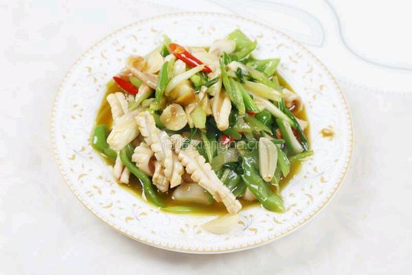 椒麻鱿鱼的做法图解18
