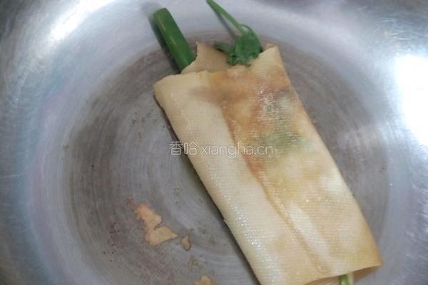 煎干豆腐卷的做法图解6