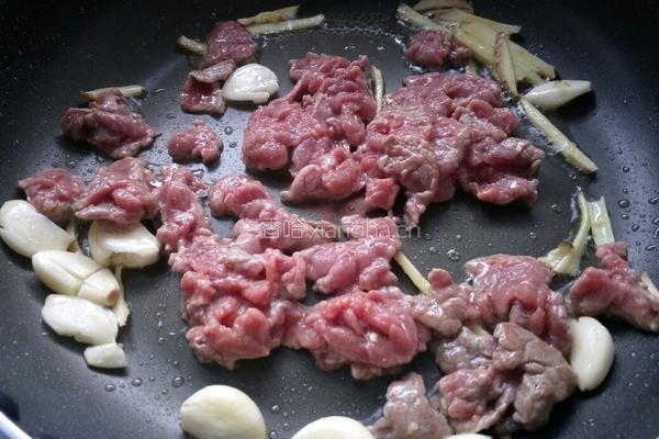 小炒牛肉的做法图解6