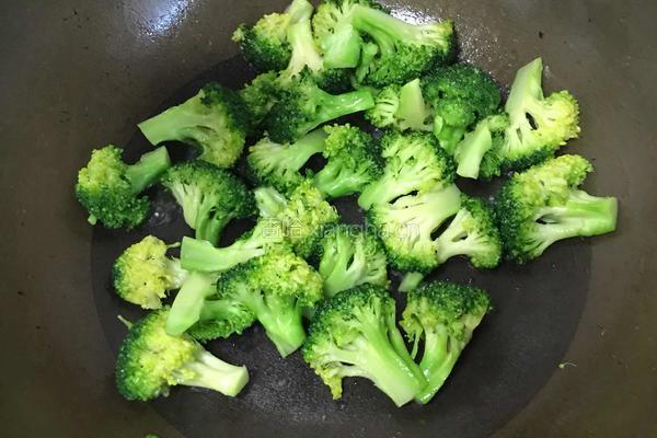 青菜西兰花的做法图解4