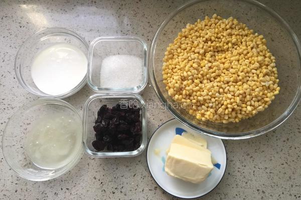 蔓越莓绿豆糕的做法图解3
