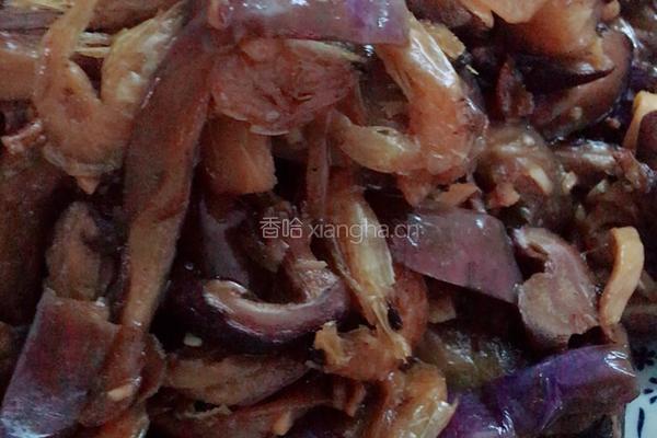 香菇鱿鱼丝烧茄子的做法图解9