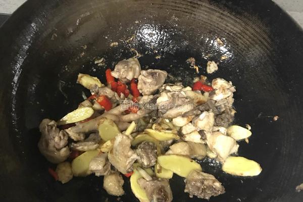 姜炒子鸡的做法图解4
