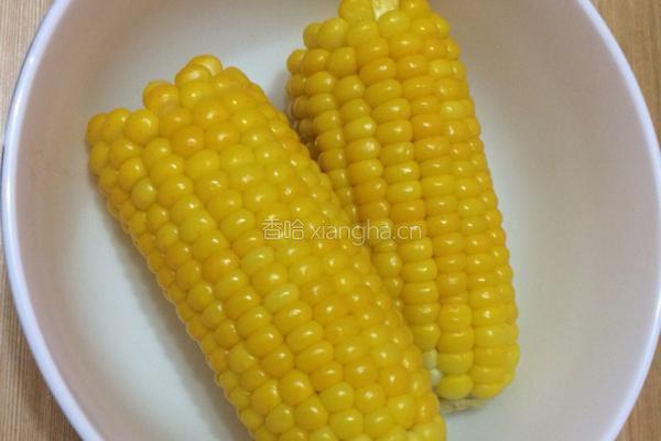 奶香玉米苹果土豆米糊的做法图解2