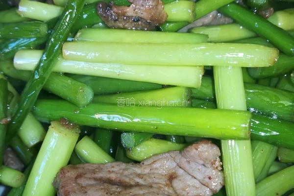 蒜薹炒肉的做法图解10