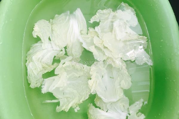 白菜粉条的做法图解3