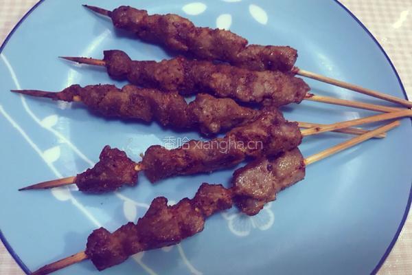 烤箱烤牛肉串(纯瘦)