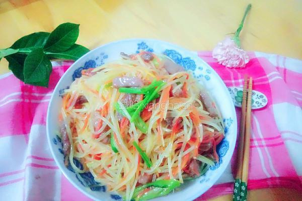 土豆肉丝的做法图解11