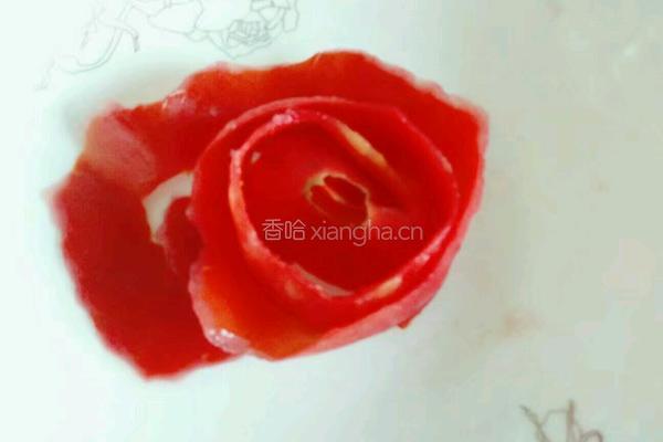 蕃茄玫瑰的做法图解9