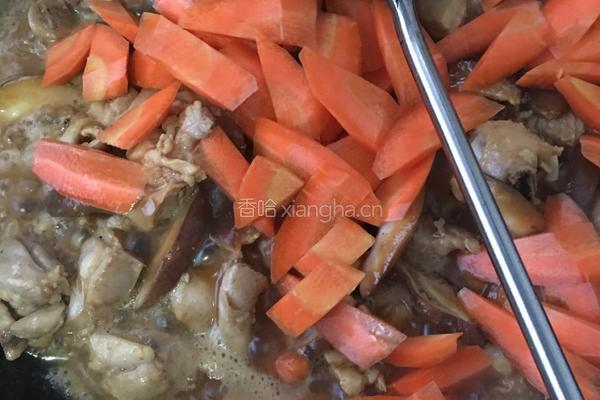 早餐组合（黄焖鸡米饭，萝卜紫菜汤）的做法图解7