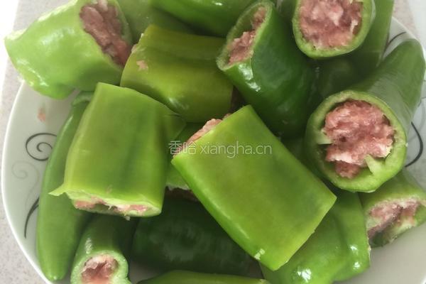 酿馅尖椒的做法图解3