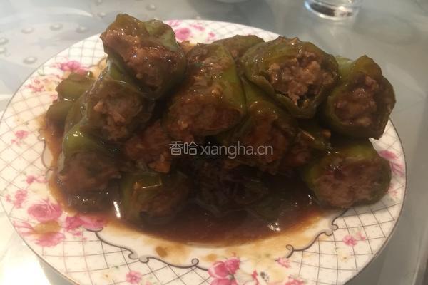 酿馅尖椒的做法图解9