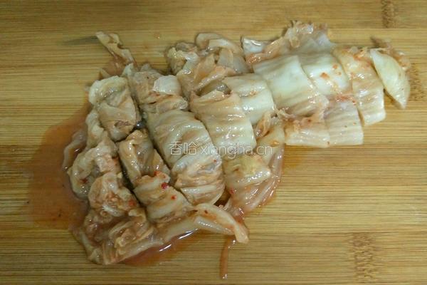 泡菜煎饼的做法图解3