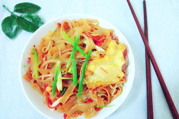 鸡蛋炒河粉的做法图解9