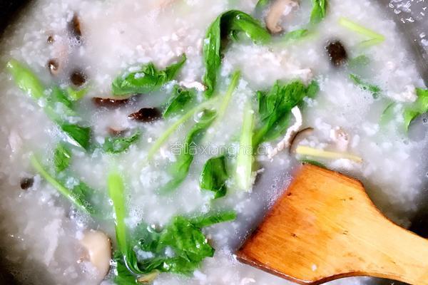 香菇瘦肉粥的做法图解9