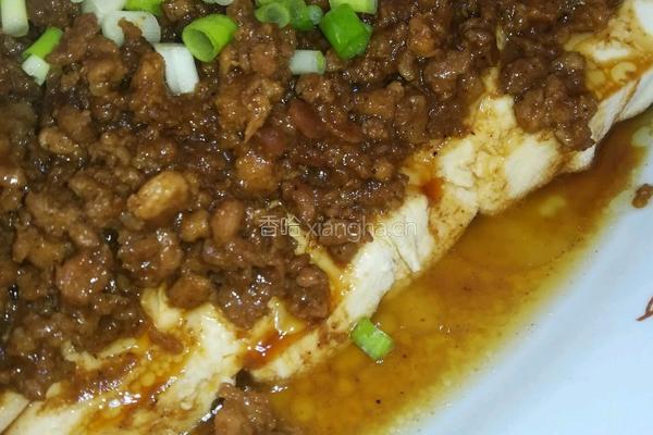 肉末浇豆腐的做法图解10