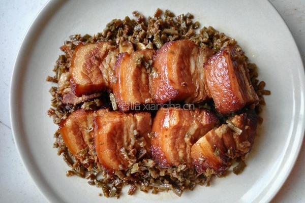 豇豆扣肉的做法图解20