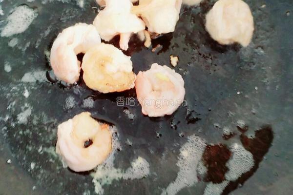 青瓜鸡蛋炒虾仁的做法图解3