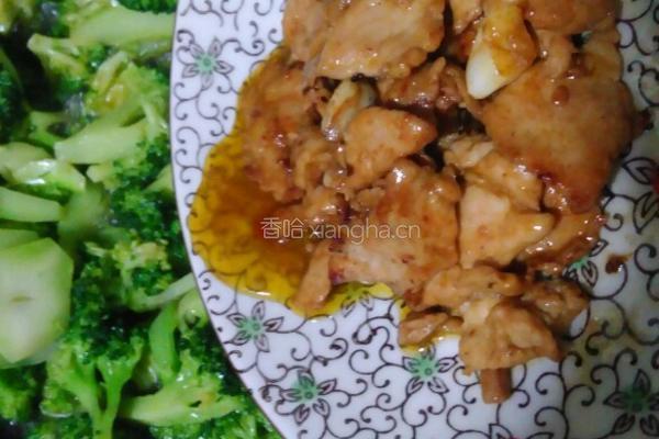 瘦肉炒西兰花的做法图解5
