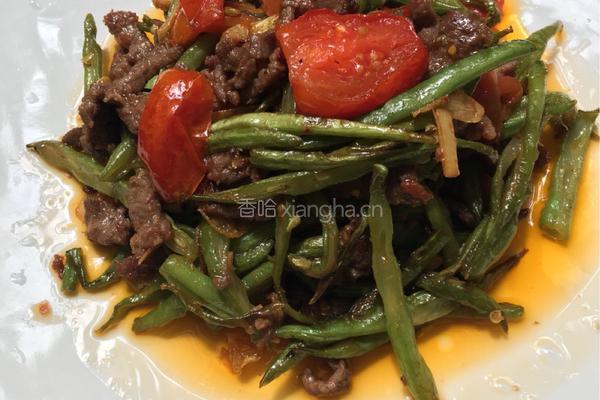 四季豆爆香牛肉