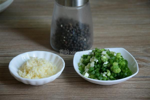蘑菇酿肉的做法图解4