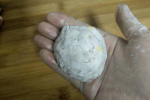 芝士香芋培根卷的做法图解6