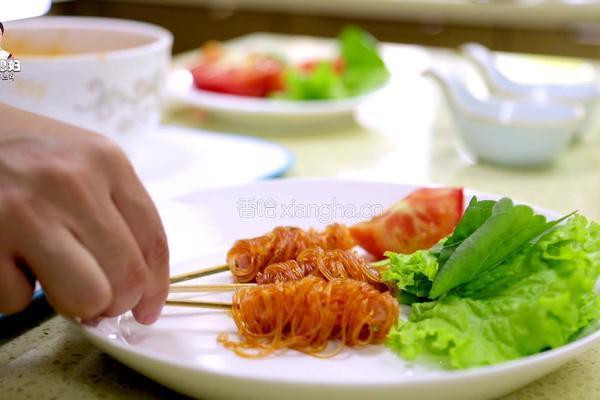 火鸡粉丝香肠串的做法图解17